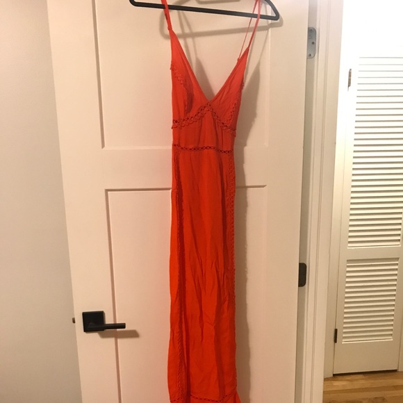 ASOS design Broderie Insert Maxi Dress - Picture 4 of 5